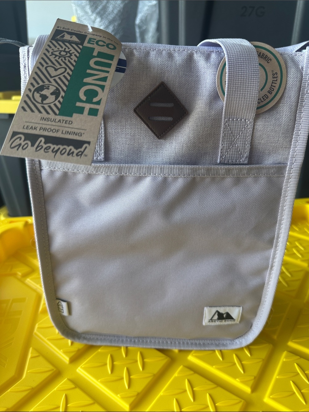 Eco Lunch Insulated Lunch Bag - Light Gray